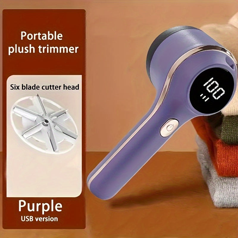 LintZap | USB Oplaadbaar Textielscheerapparaat - Draagbare Pluizenverwijderaar voor Kleding, Beddengoed, Meubels & Tapijten