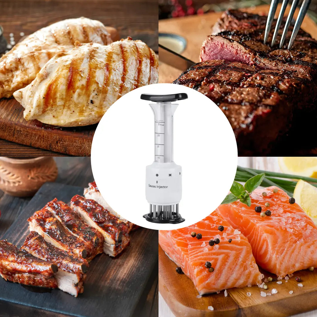 Flavorix | Vlees marinade injector - Flavor Injector voor vlees, BBQ, kip en steaks