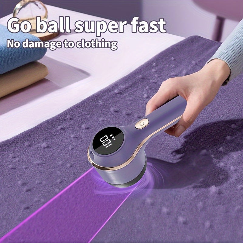 LintZap | USB Oplaadbaar Textielscheerapparaat - Draagbare Pluizenverwijderaar voor Kleding, Beddengoed, Meubels & Tapijten