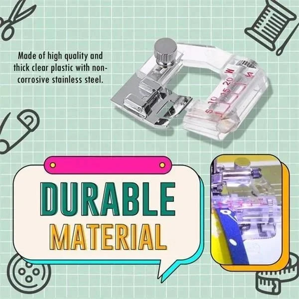 1 + 1 Gratis | AdjustoBind™ – Einstellbarer Schrägbandeinfaßfuß Zum Nähen [Letzter Tag Rabatt]