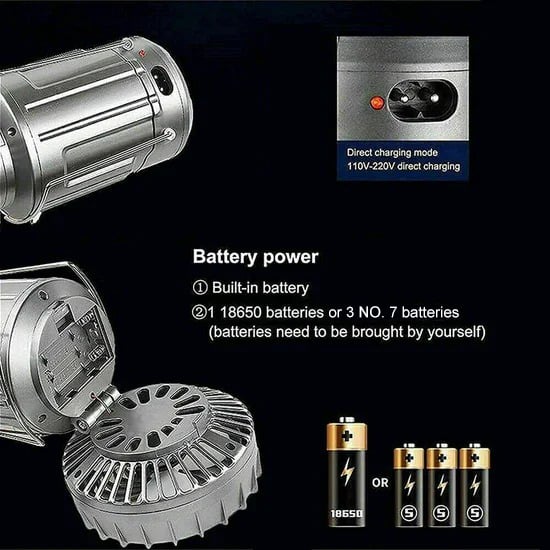 HEISSER VERKAUF JETZT – 50 % RABATT) 6-in-1 tragbare Solar-LED-Campinglaterne